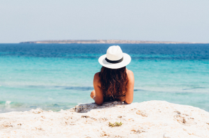 Sunscreen in summer